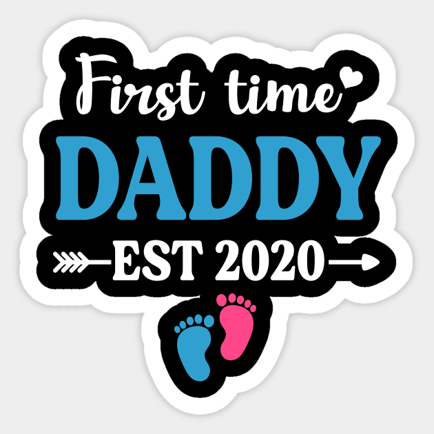 Promoted to Daddy Est 2020 Sticker by Manonee
